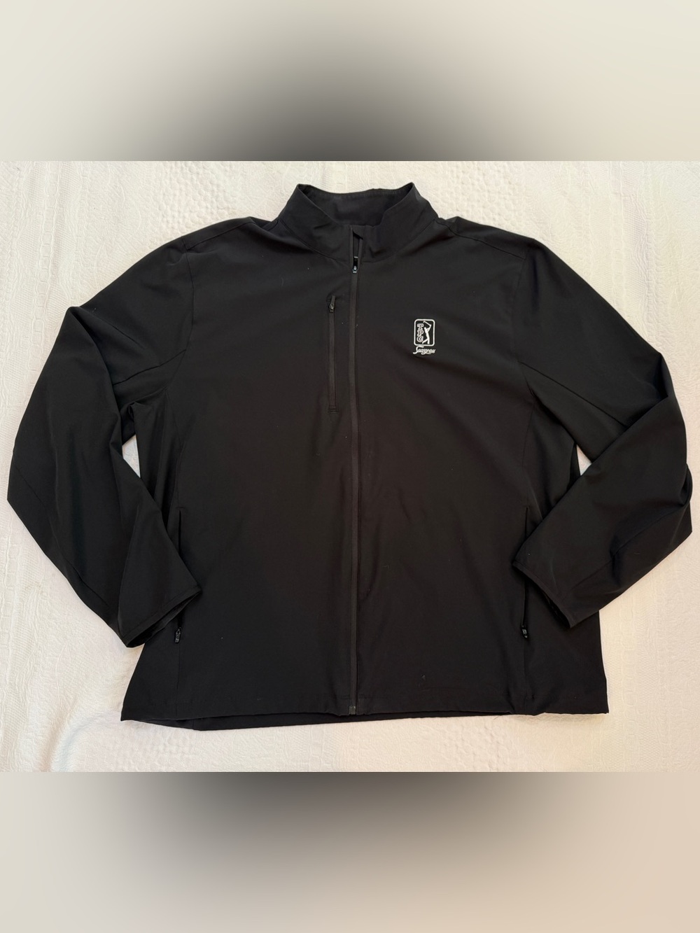 TPC Sawgrass Greg Norman Golf Jacket Zippered Lightweight Men’s XL